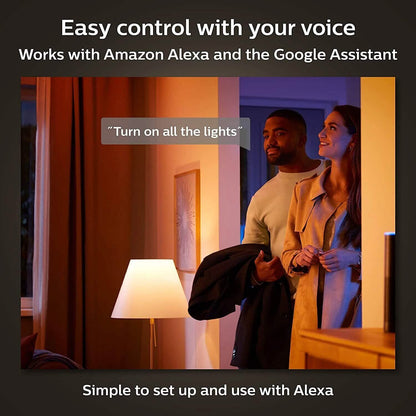 Philips Hue White and Color Ambiance Extra Bright High Lumen Dimmable 4" LED