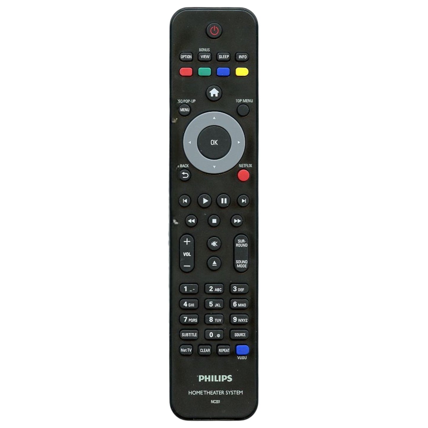 Philips NC201UD Home Theater Remote Control