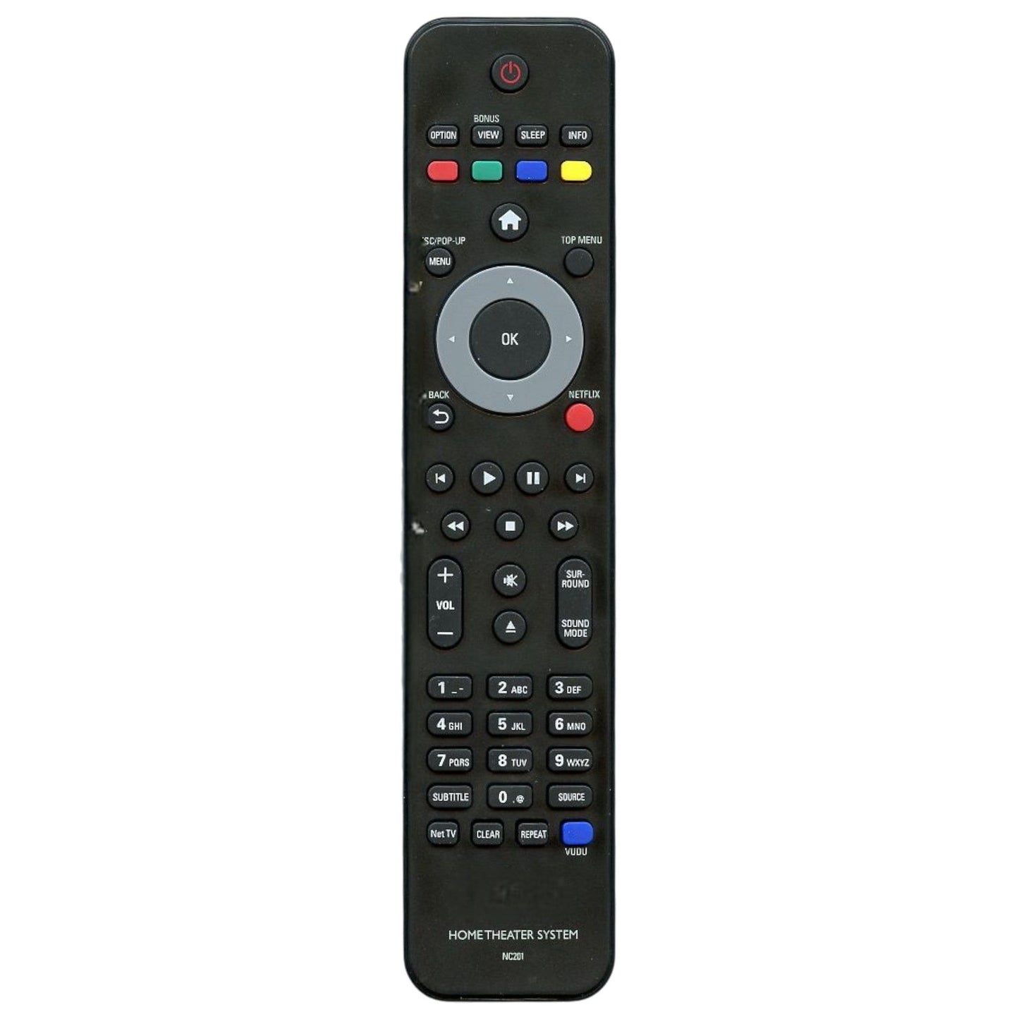 Philips NC201UD Home Theater Remote Control