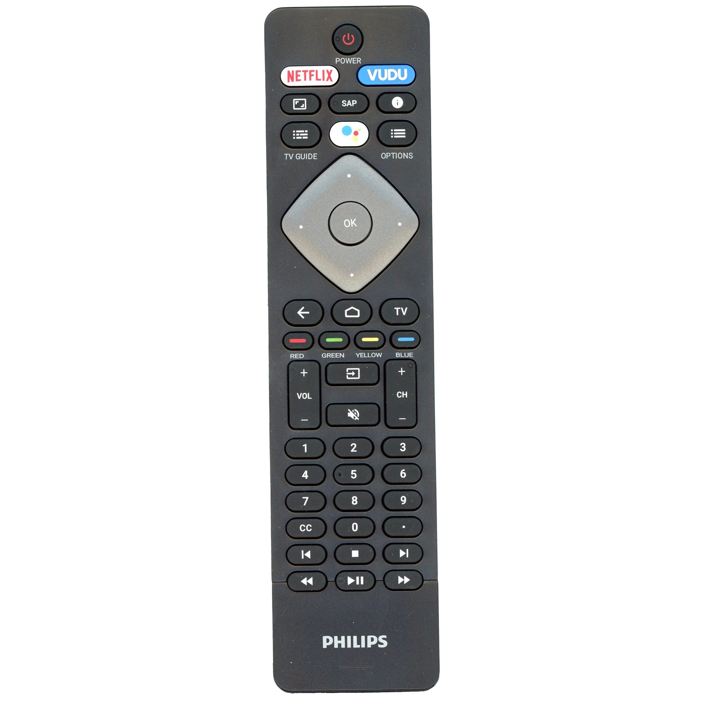 Philips NH800UP Android TV Remote Control | Google Assistant  - NH800UP