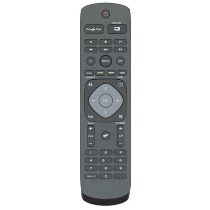 Philips URMT42JHG006 Google Cast TV Remote Control for models 49PFL6921/F7, 55PFL6921/F7, 65PFL6621/F7