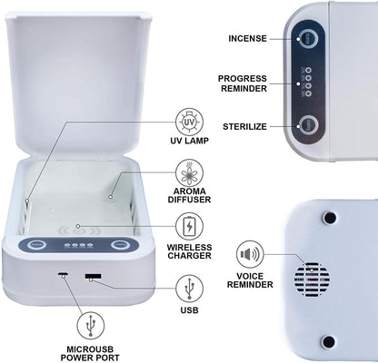 Phone Sanitizer Uv Portable Smart Phone Sterilizer UV-C
