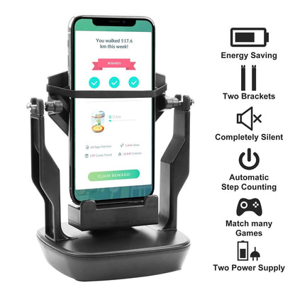 Phone Shaker Wiggle Holder for Pokemon Go Automatic Step Earning Swing Device