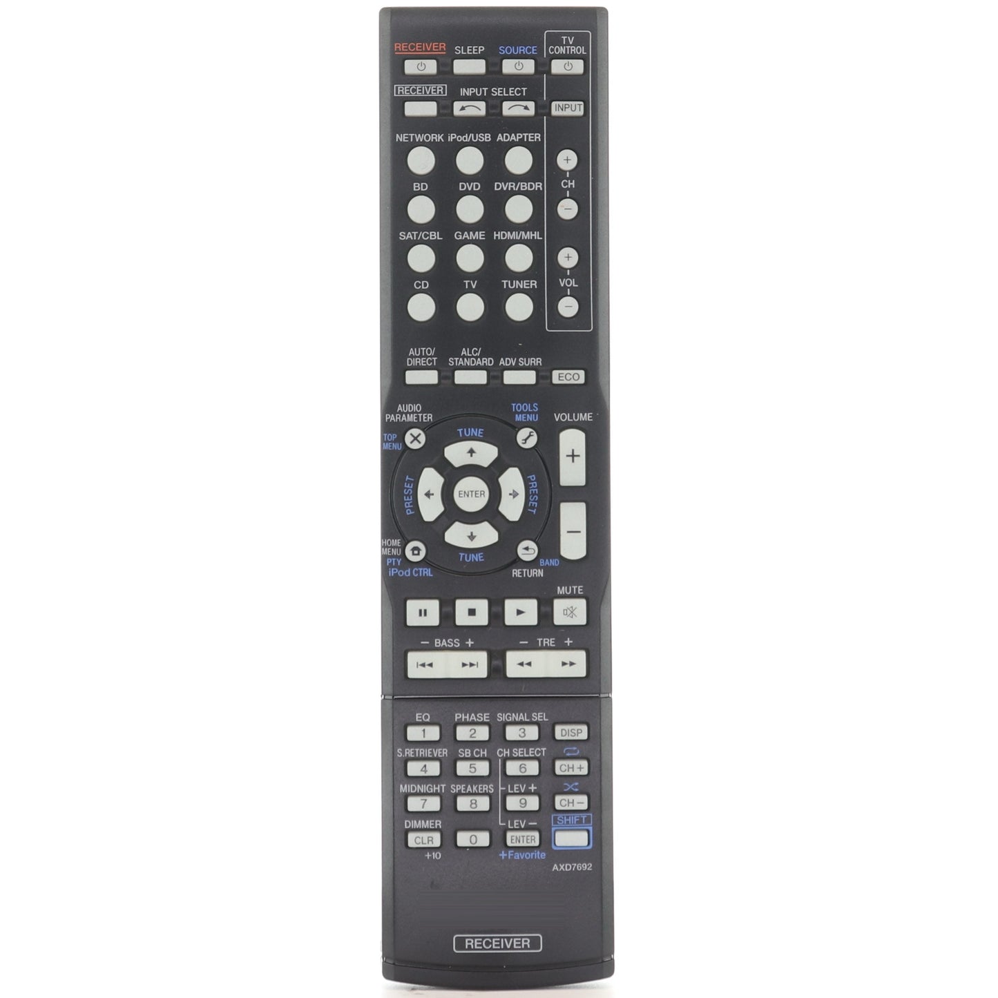 Pioneer AXD7692 A/V Receiver Remote Control - 8300769200010IL