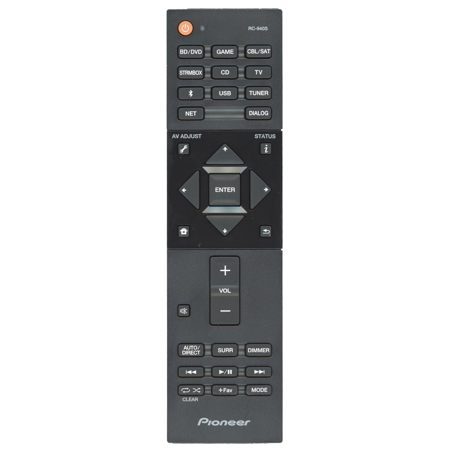 Pioneer RC940S Sound Bar Remote Control - 24140940