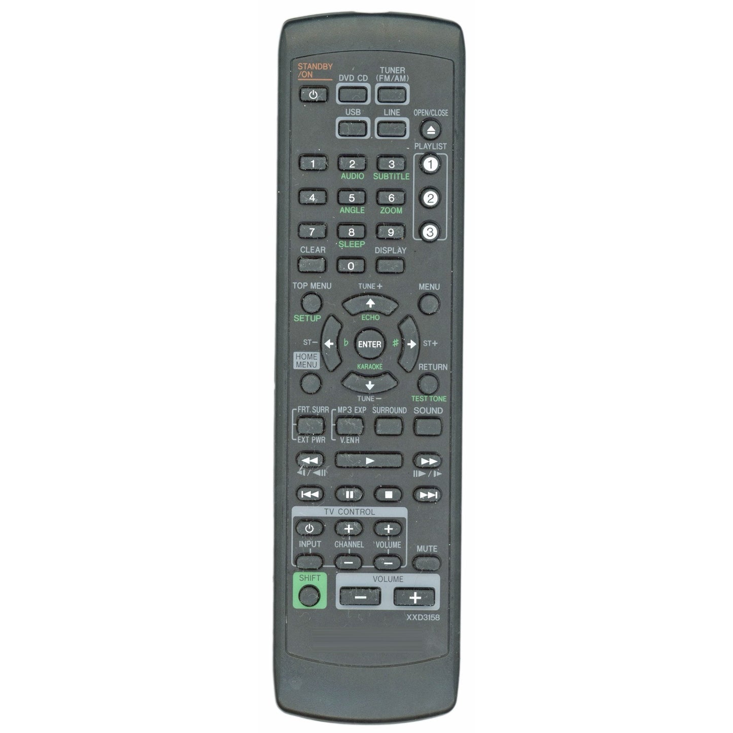 Pioneer XXD3158 Audio Remote Control - XXD3158