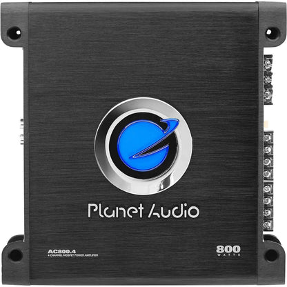 Planet Audio AC800.4 4 Channel Car Amplifier (Refurbished)