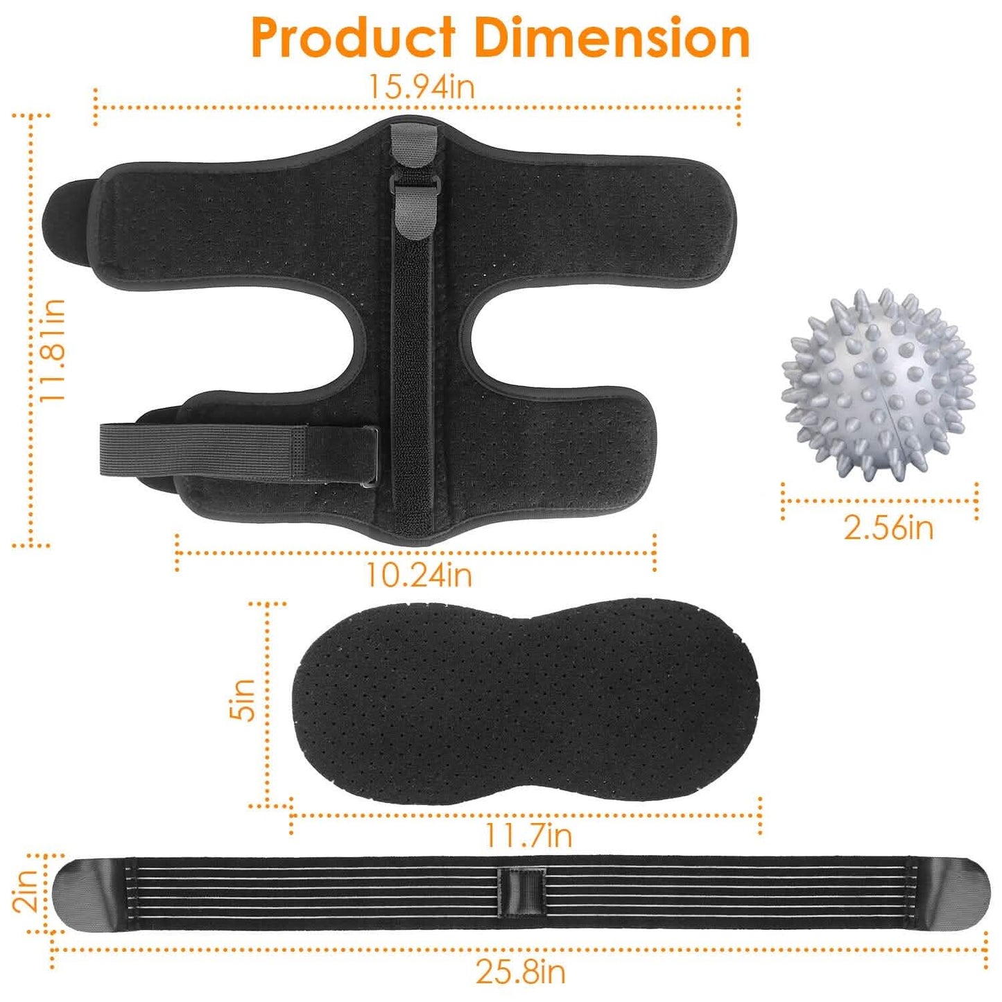 Plantar Fasciitis Night Splint Adjustable Foot Orthotic Brace