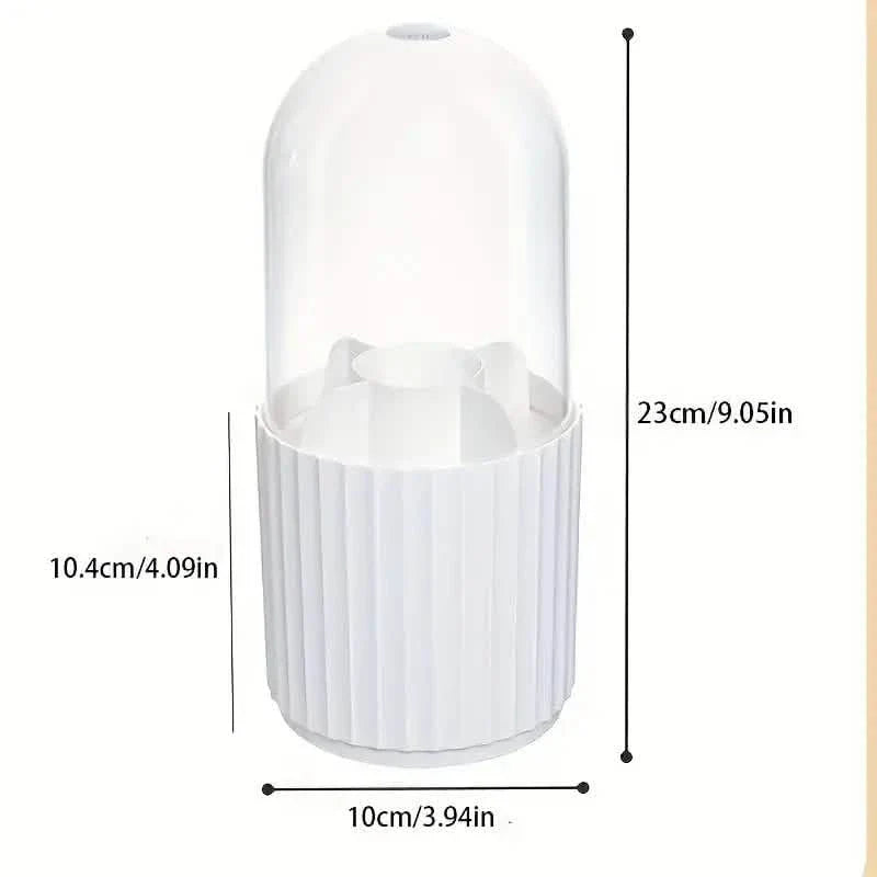 Plastic Makeup Brush Storage Box
