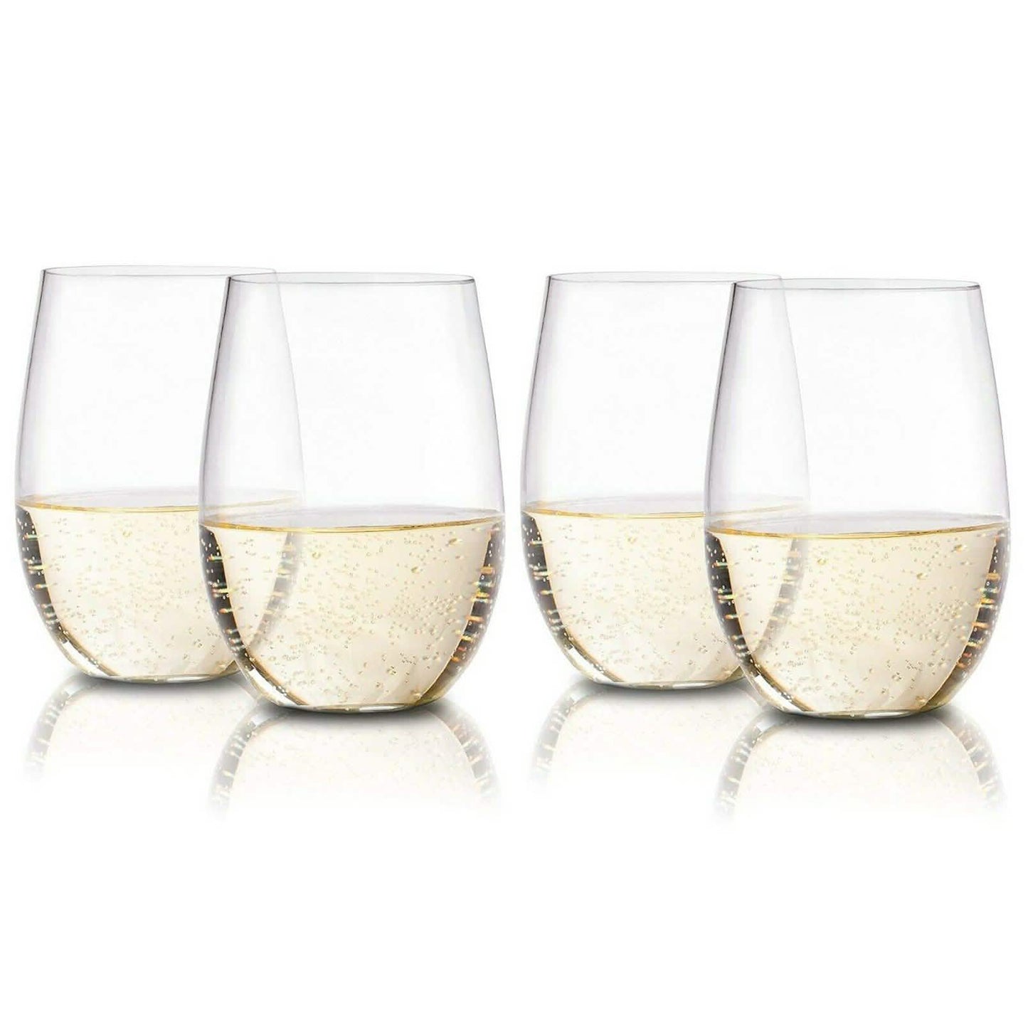 Plastic Stemless Wine Glasses by En Soiree