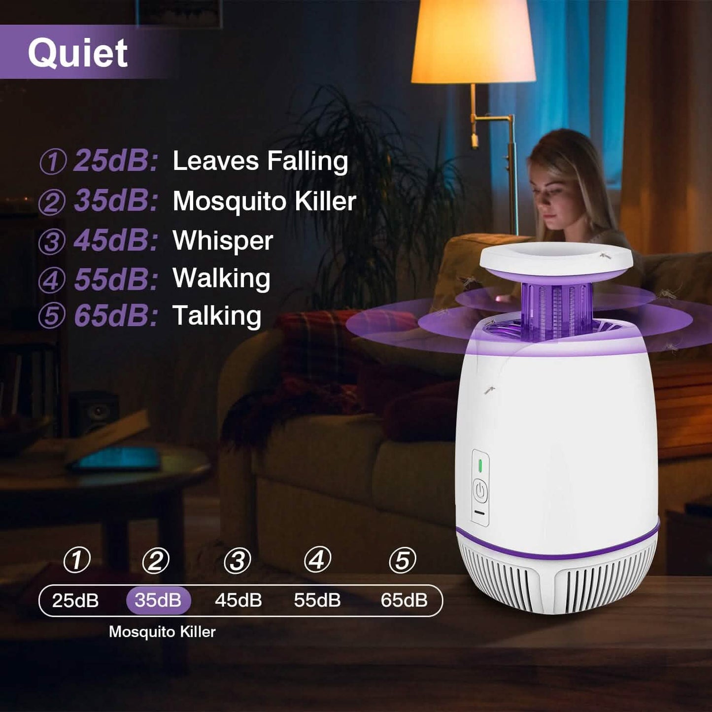 Plug-in Mosquito Zapper Max 10 with 3 Modes
