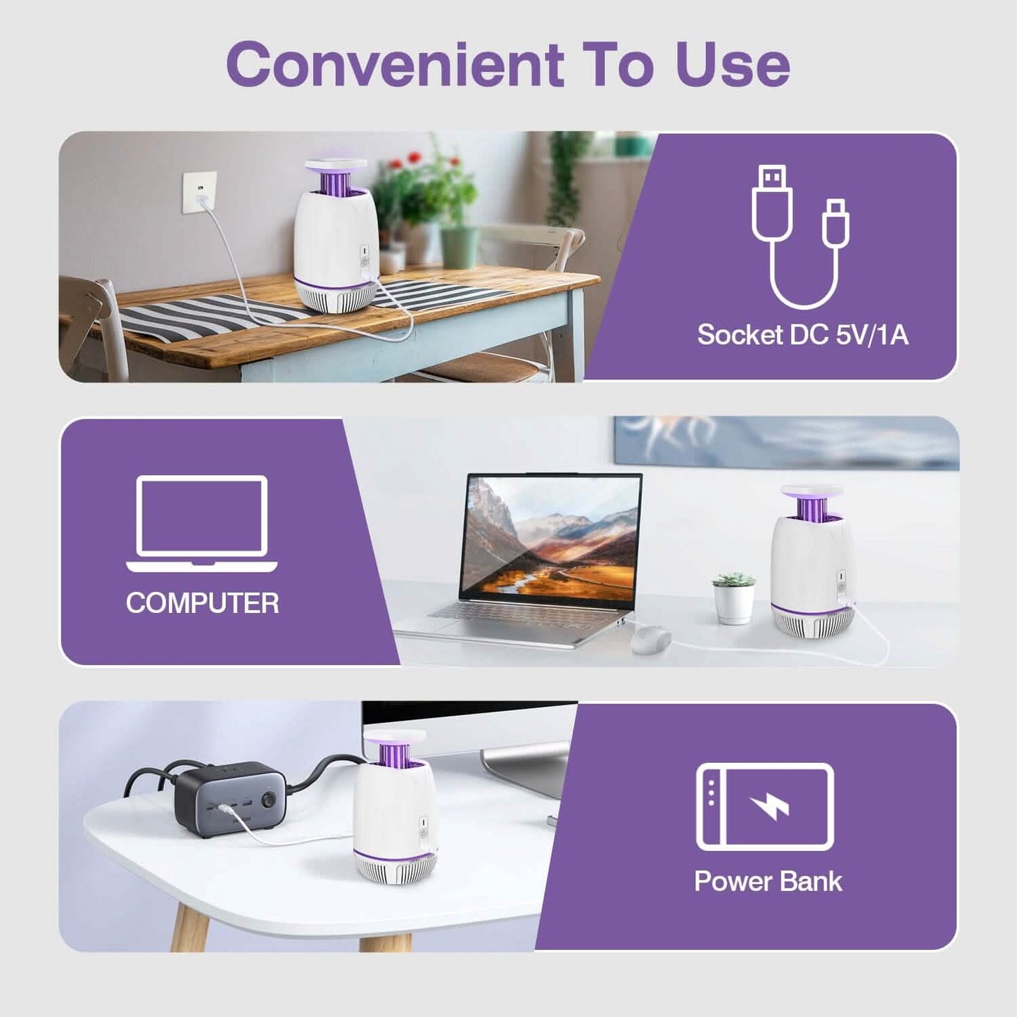 Plug-in Mosquito Zapper Max 10 with 3 Modes
