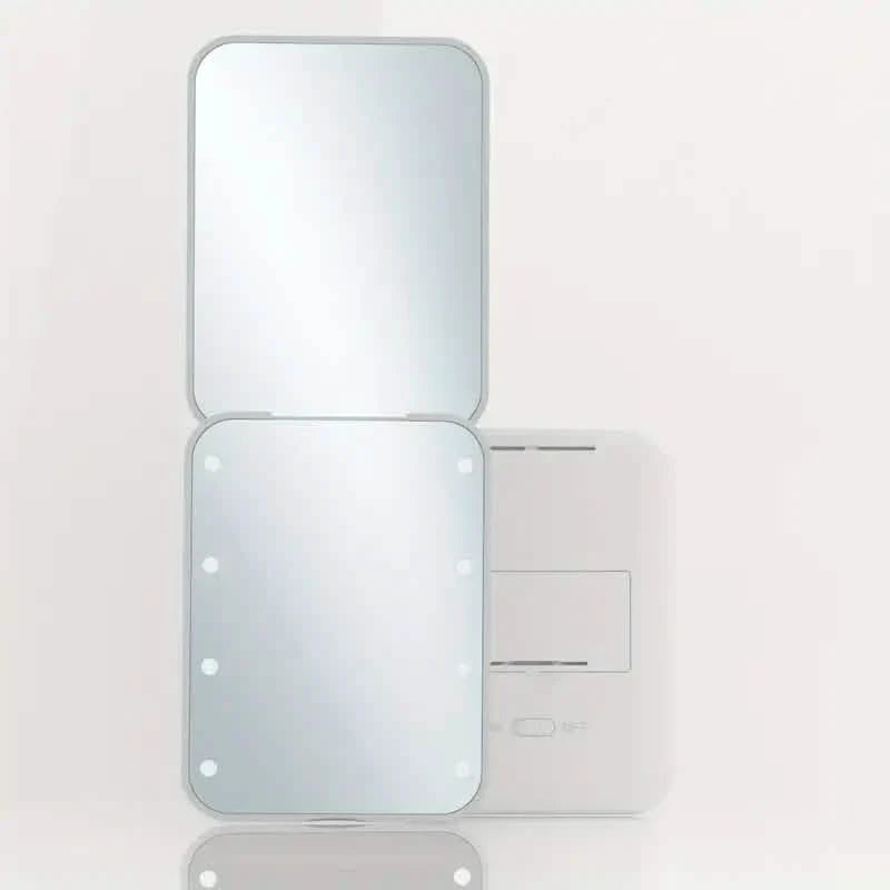 Pocket Mirror, 1X/3X Magnification LED Compact Travel Makeup Mirror