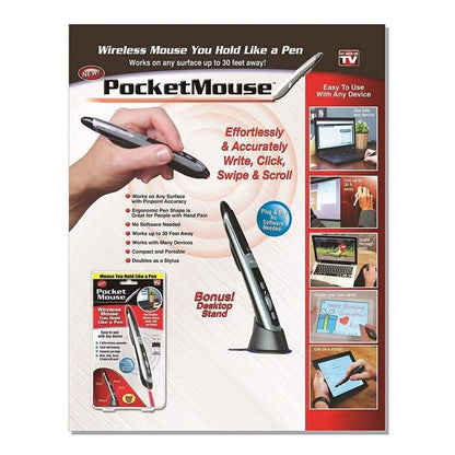 Pocket Mouse Wireless Optical Digital Pen Mouse & Stylus