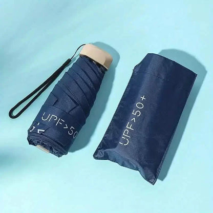 Pocket Windproof UV50 Anti-sunburn Rain Umbrella