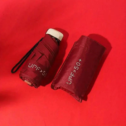 Pocket Windproof UV50 Anti-sunburn Rain Umbrella
