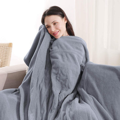 Polar Fleece Full Body Warming Premium Microfiber Sofa Blankets