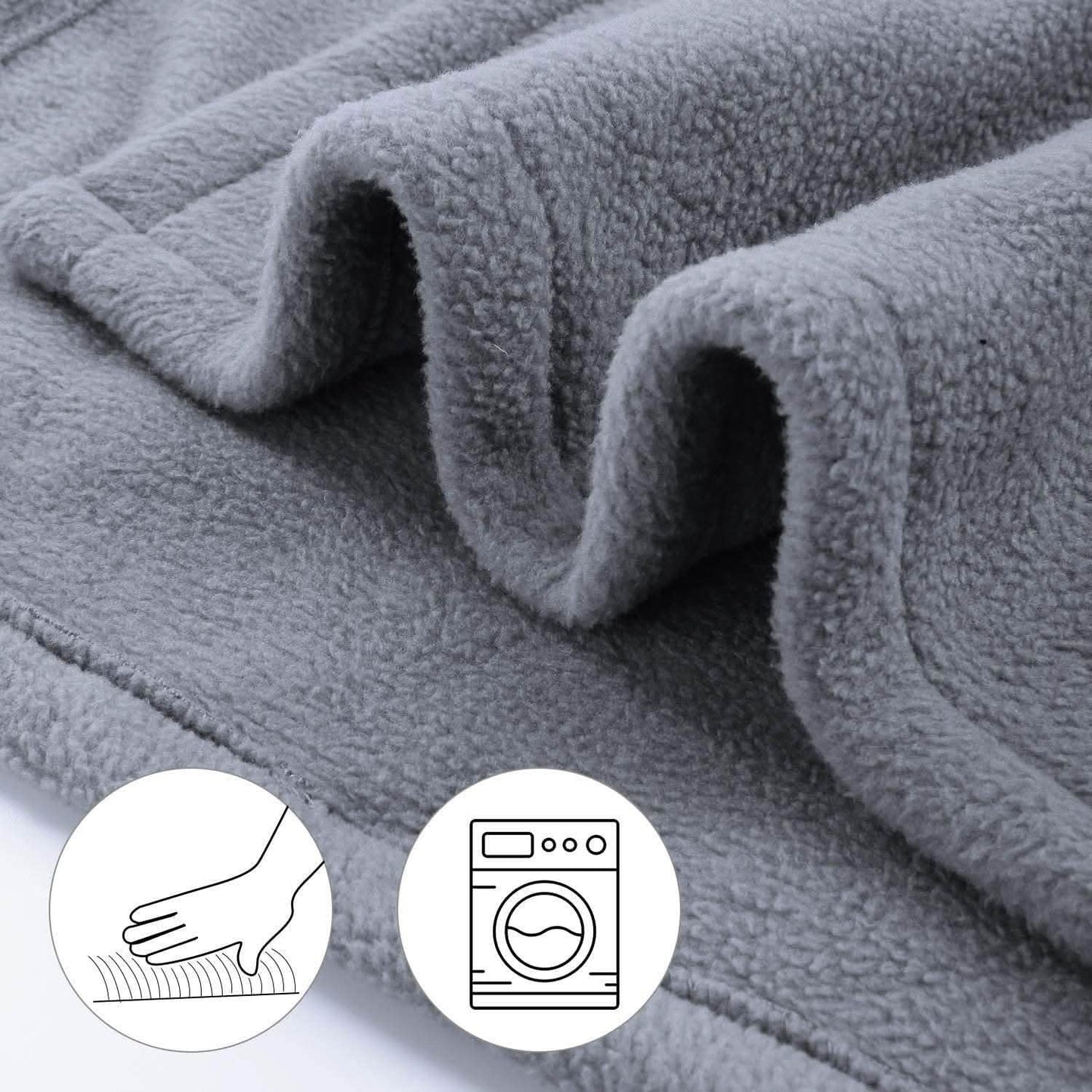 Polar Fleece Full Body Warming Premium Microfiber Sofa Blankets