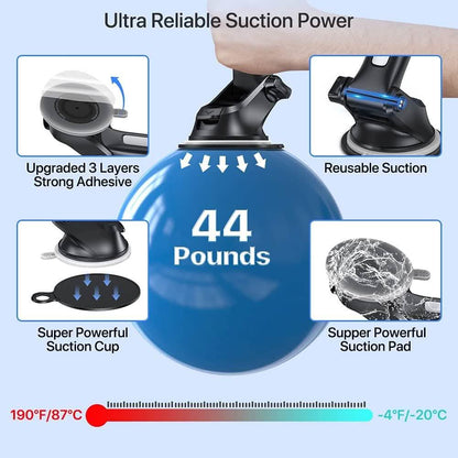 POLEET Car Phone Holder Mount