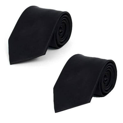 Poly Solid Satin Tie