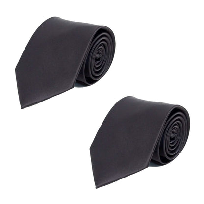 Poly Solid Satin Tie