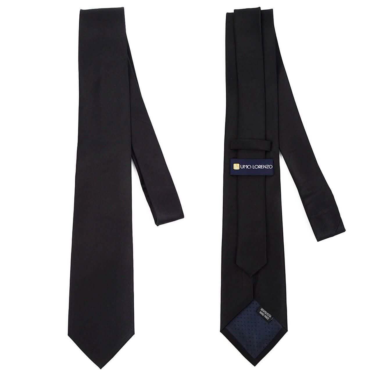 Poly Solid Satin Tie