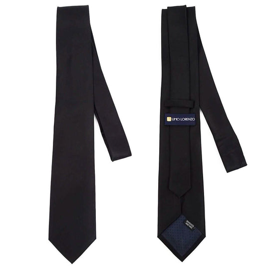 Poly Solid Satin Tie