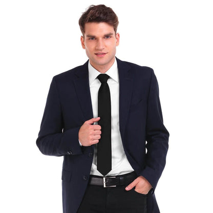 Poly Solid Satin Tie