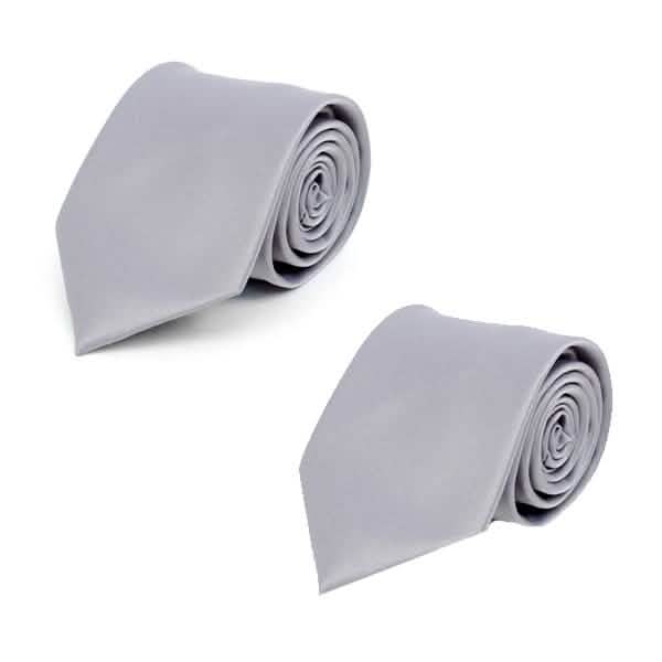 Poly Solid Satin Tie