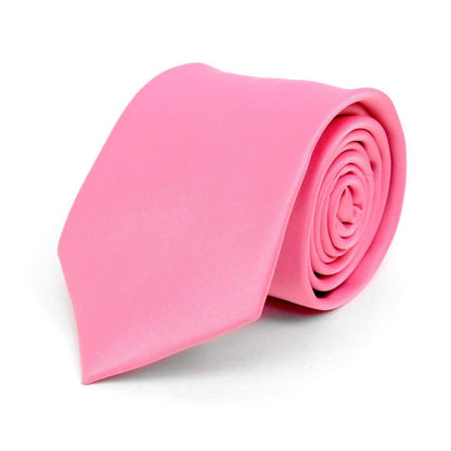 Poly Solid Satin Tie