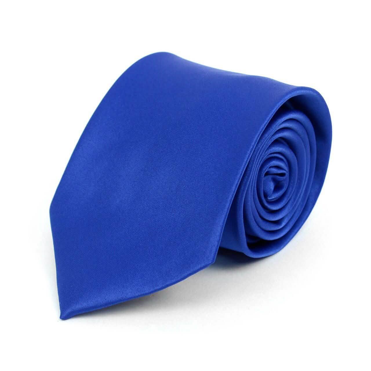 Poly Solid Satin Tie