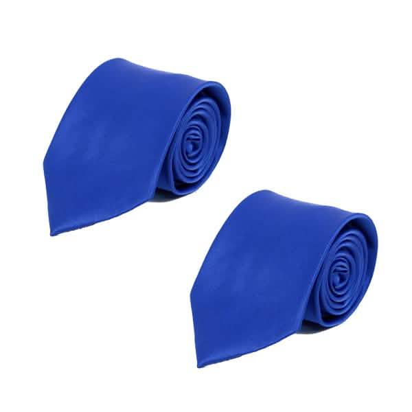 Poly Solid Satin Tie