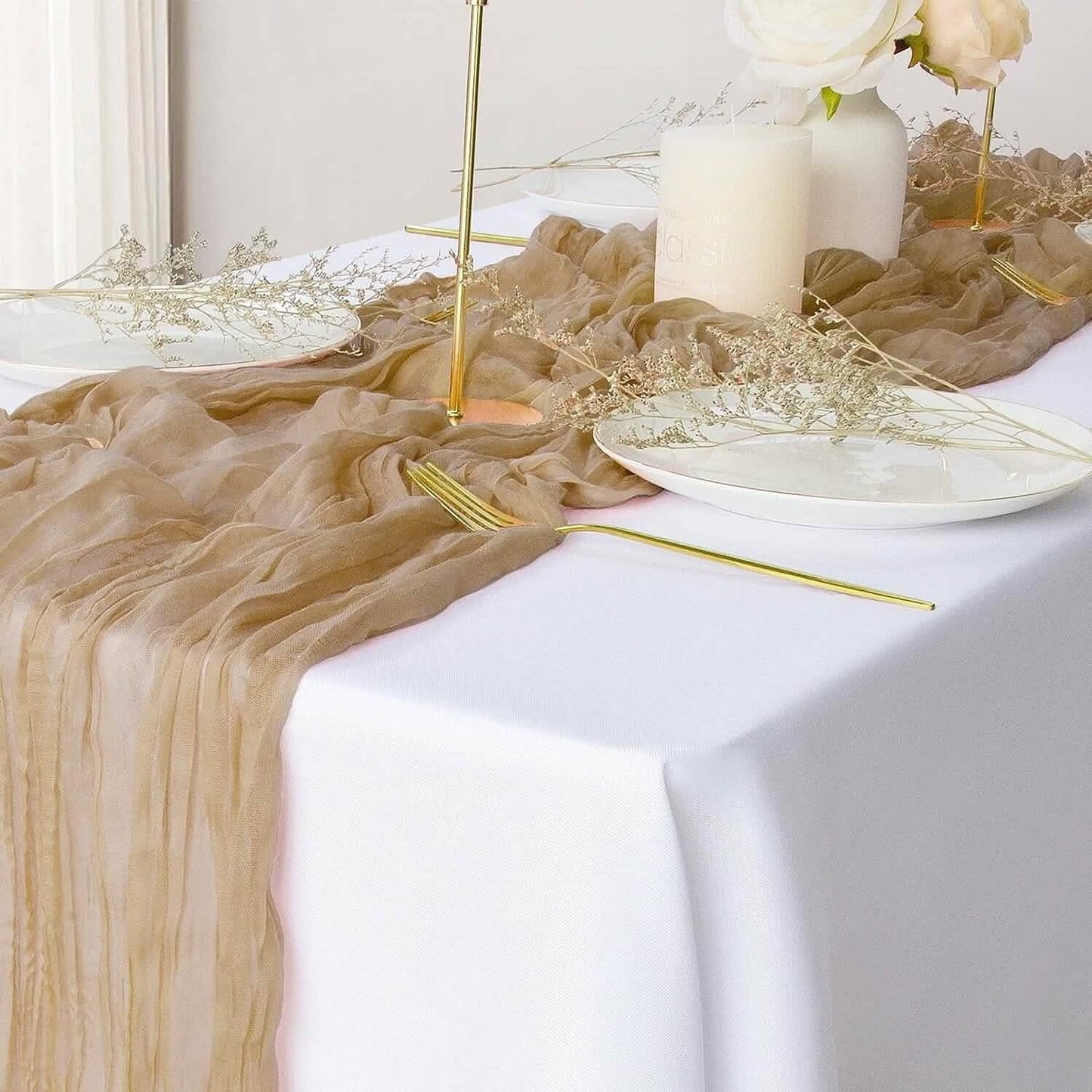 Polyester Crinkle Table Runner