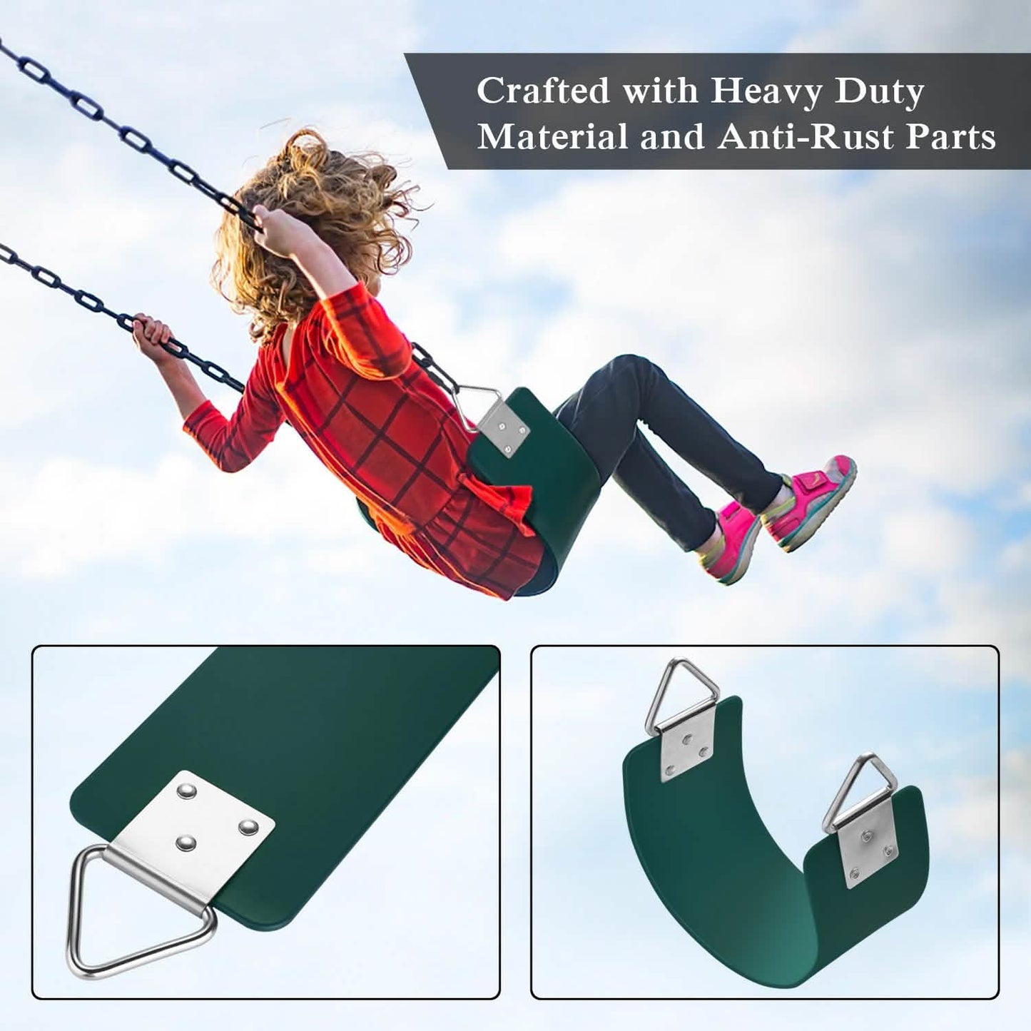 Polymer Green Swing Belt Sea Flexible Rubber
