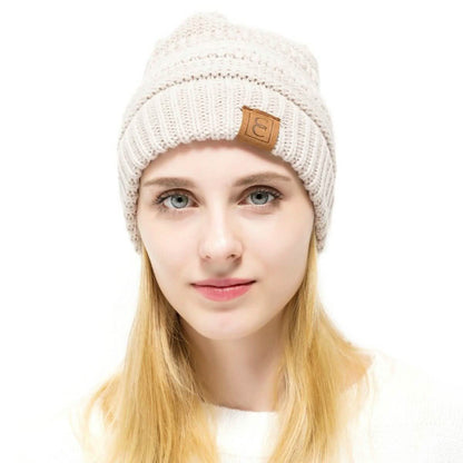 Popular CC Chic Winter Beanie Hat