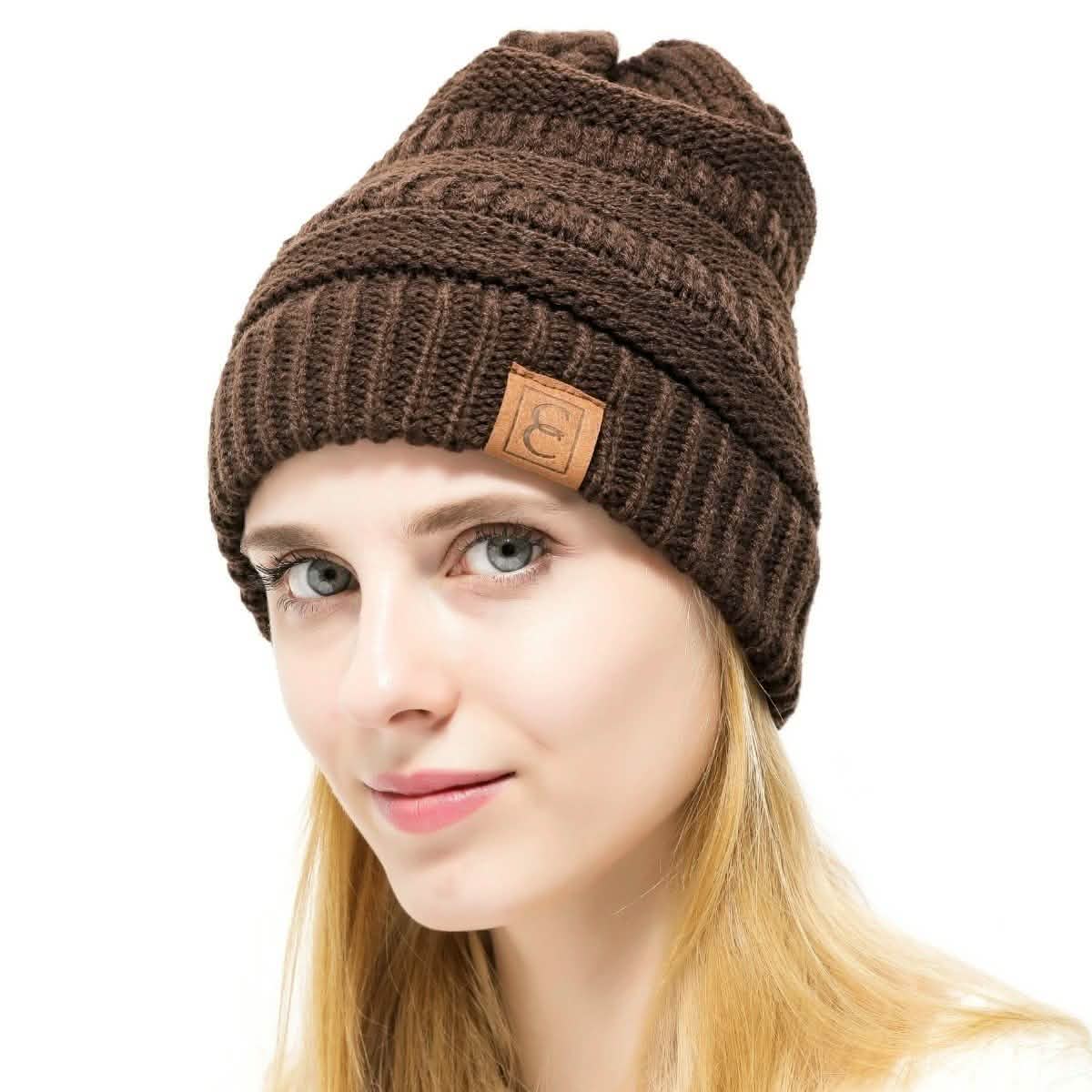 Popular CC Chic Winter Beanie Hat