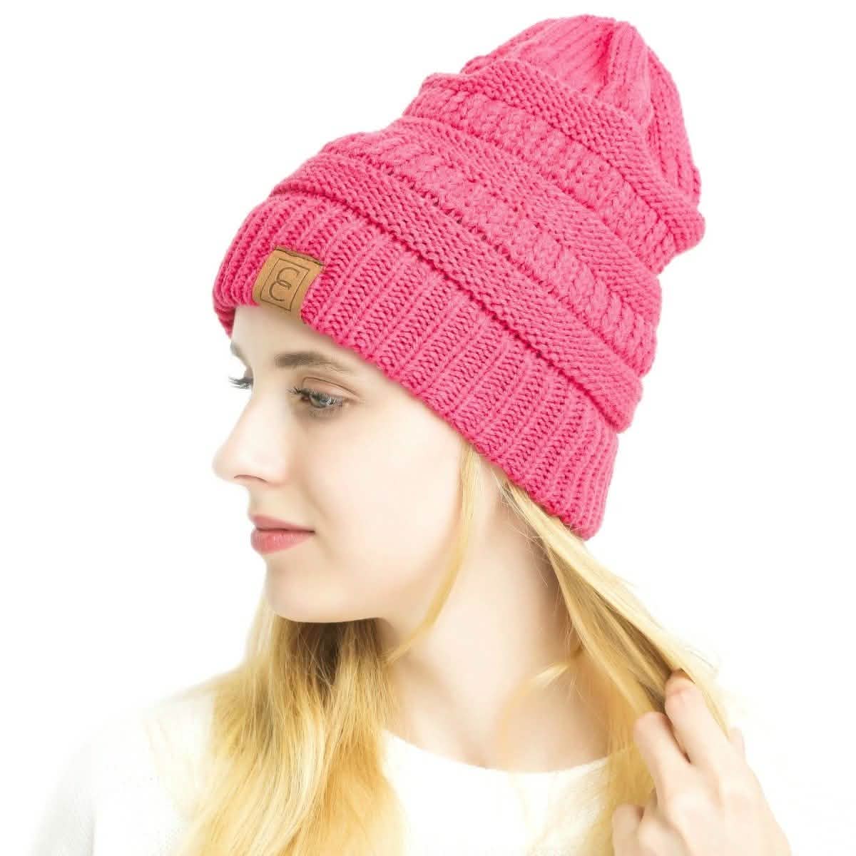 Popular CC Chic Winter Beanie Hat