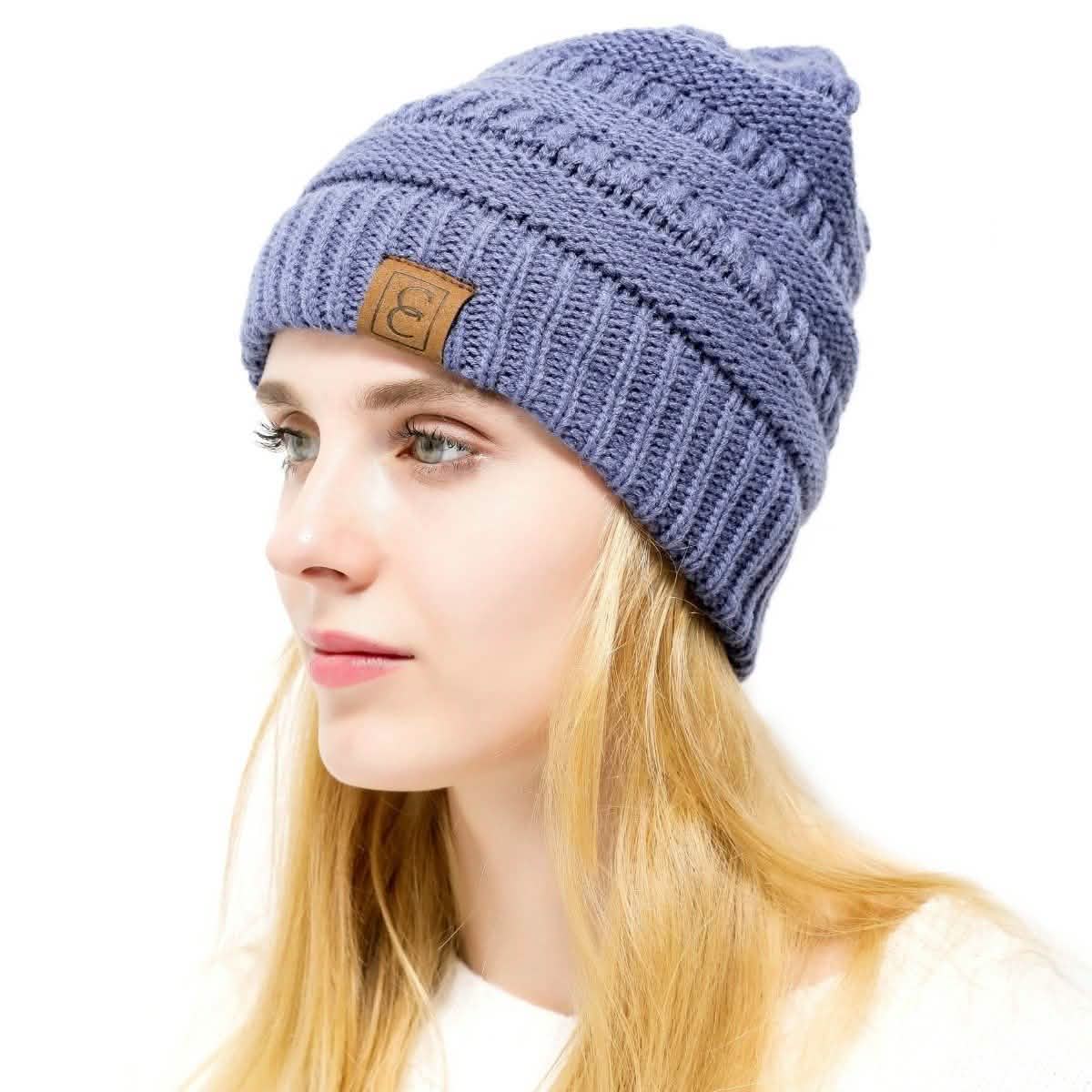 Popular CC Chic Winter Beanie Hat