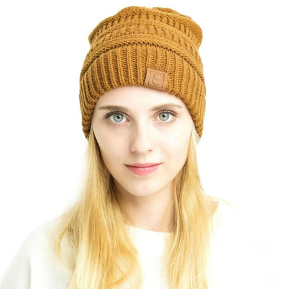 Popular CC Chic Winter Beanie Hat