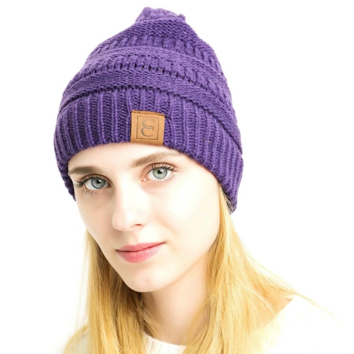 Popular CC Chic Winter Beanie Hat