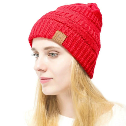 Popular CC Chic Winter Beanie Hat