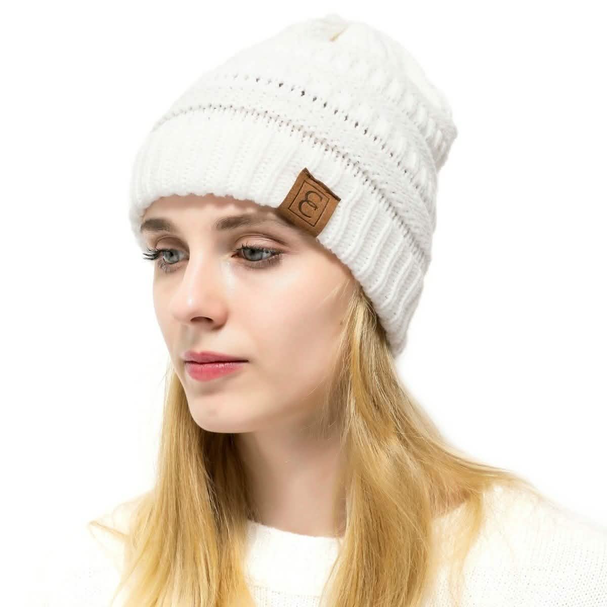 Popular CC Chic Winter Beanie Hat
