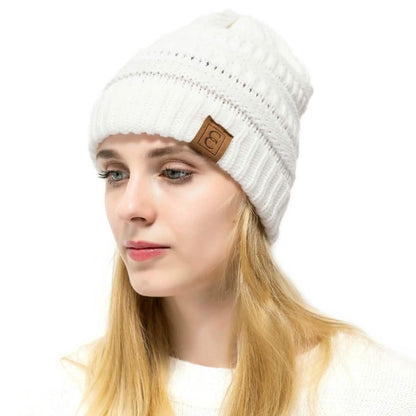 Popular CC Chic Winter Beanie Hat