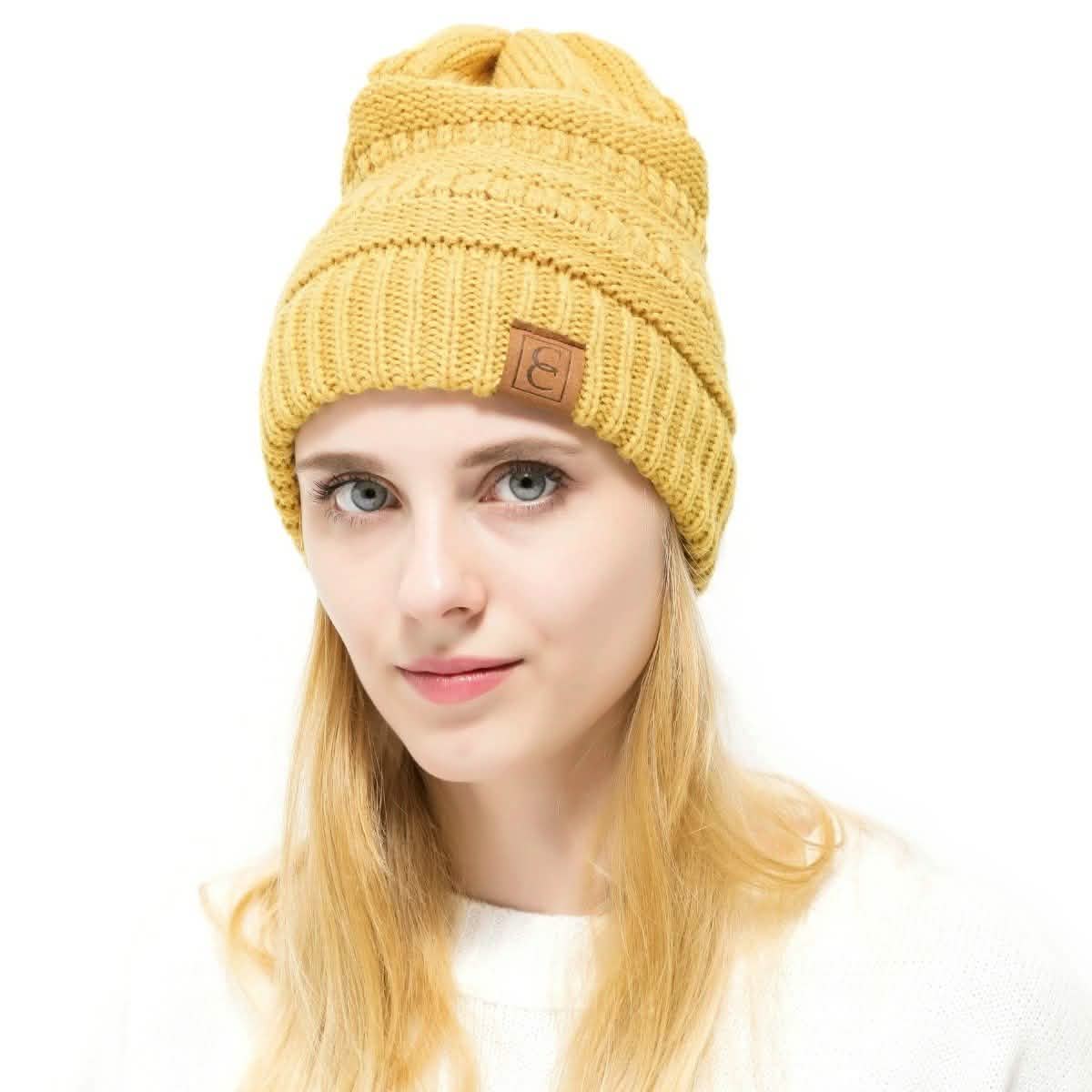 Popular CC Chic Winter Beanie Hat