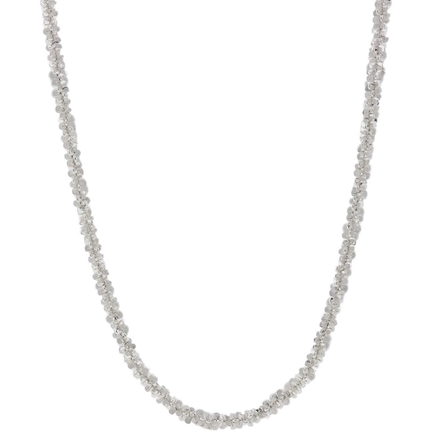 Pori Jewelers 925 Sterling Silver 2MM Twisted ROC Chain Necklace