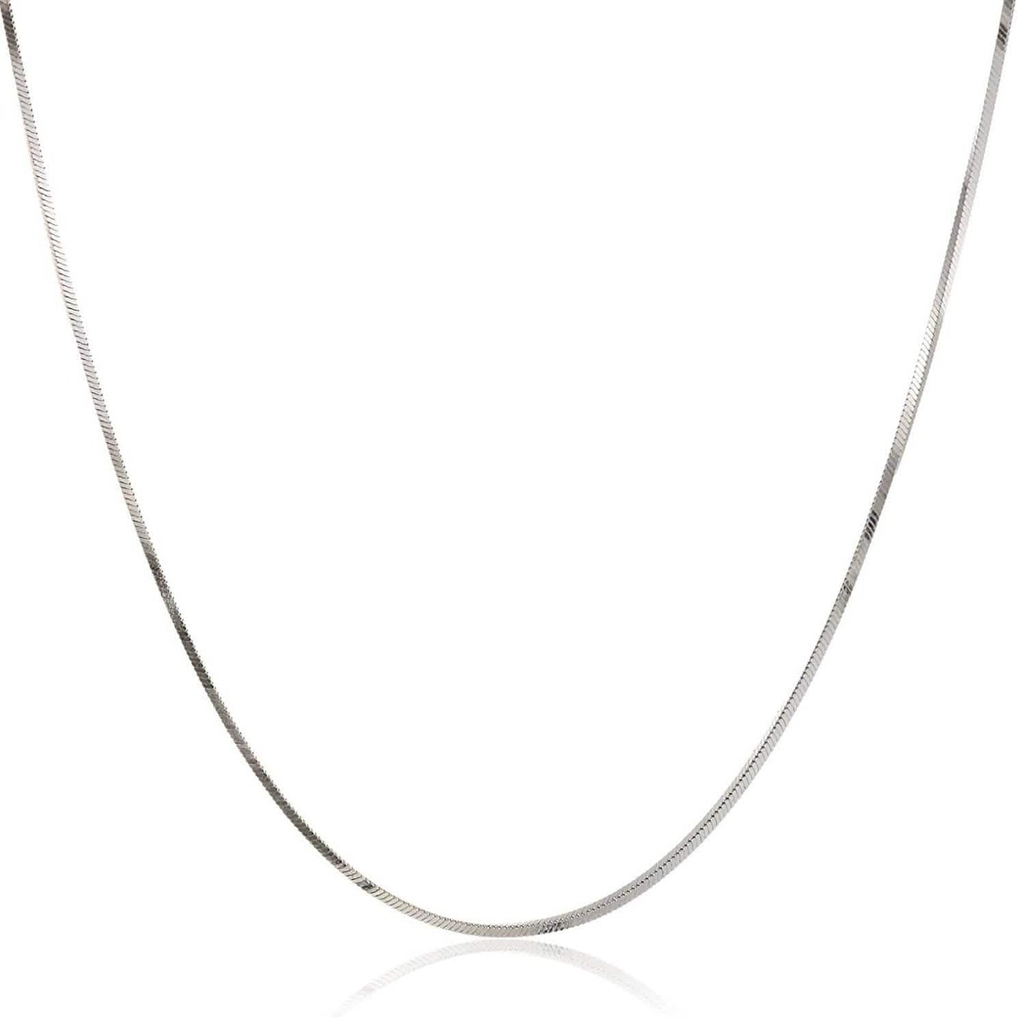 Pori Jewelers .925 Sterling Silver .7MM Magic 8 Sided Italian Snake Chain