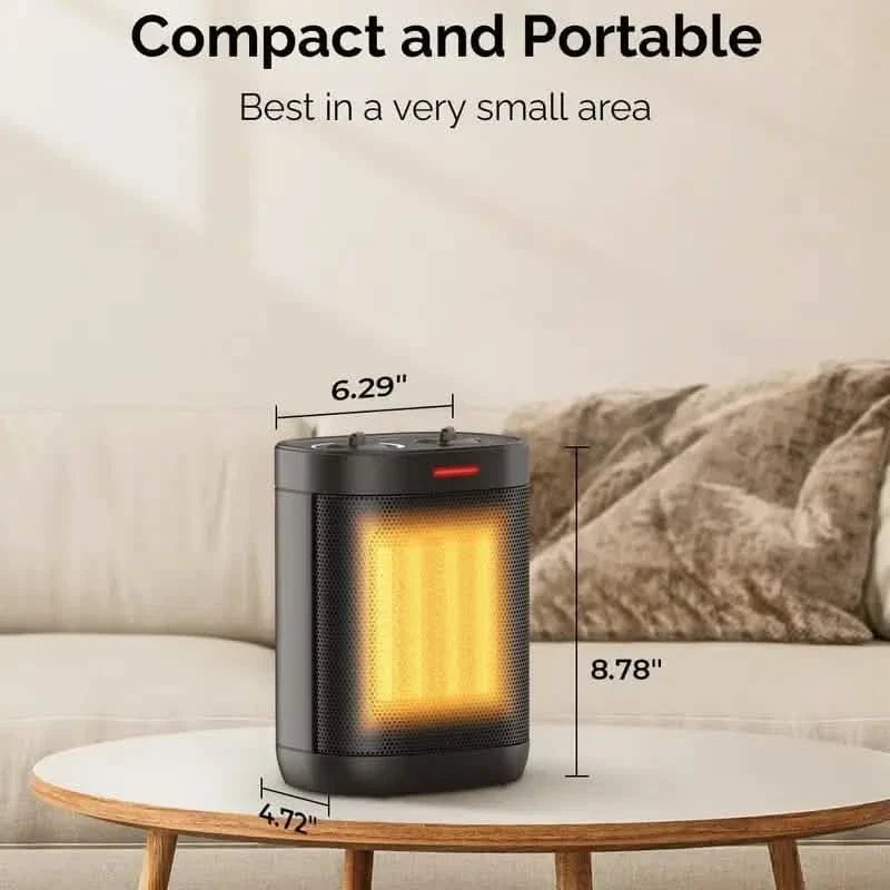 Portable 1500W/900W PTC Ceramic Space Heater