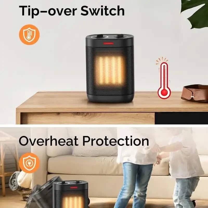 Portable 1500W/900W PTC Ceramic Space Heater