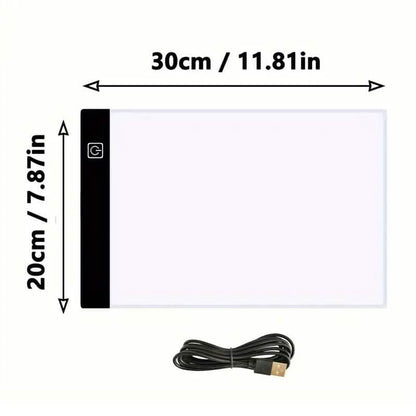 Portable A4 LED Copy Board Light Tracing Pad