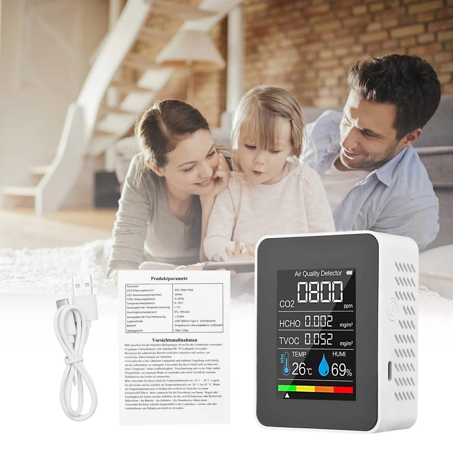 Portable Air Quality Monitor